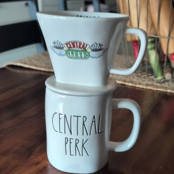 Rae Dunn Friends Coffee Mug And pour Over - Picture 1 of 5
